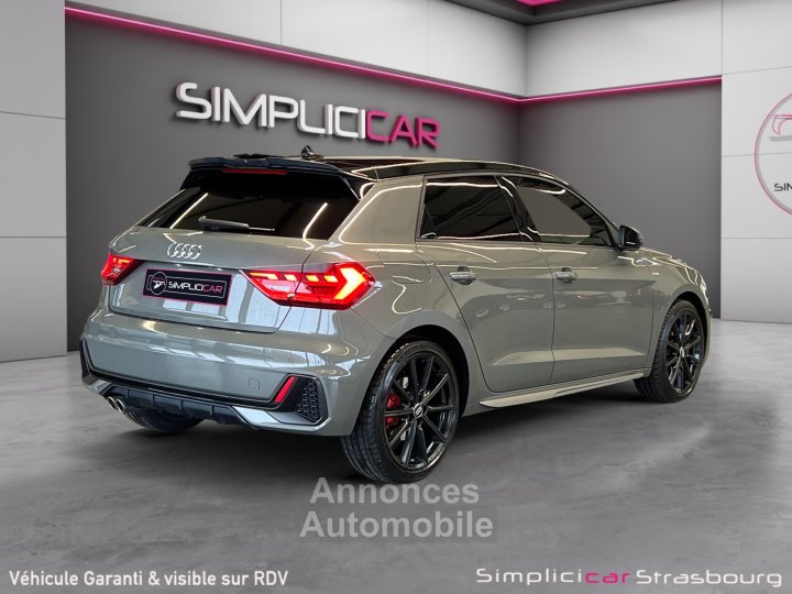 Audi A1 Sportback 40 TFSI 200 ch S tronic 6 S Line - ENTRETIEN - PACK NOIR - FULL LED - GRIS CHRONOS - 3