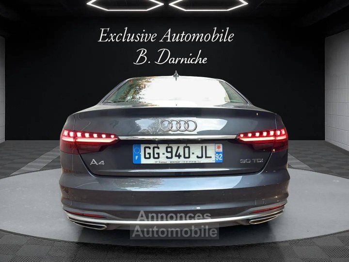 Audi A4 V (B9) 30 TDI 136ch S tronic 7 7cv - 8