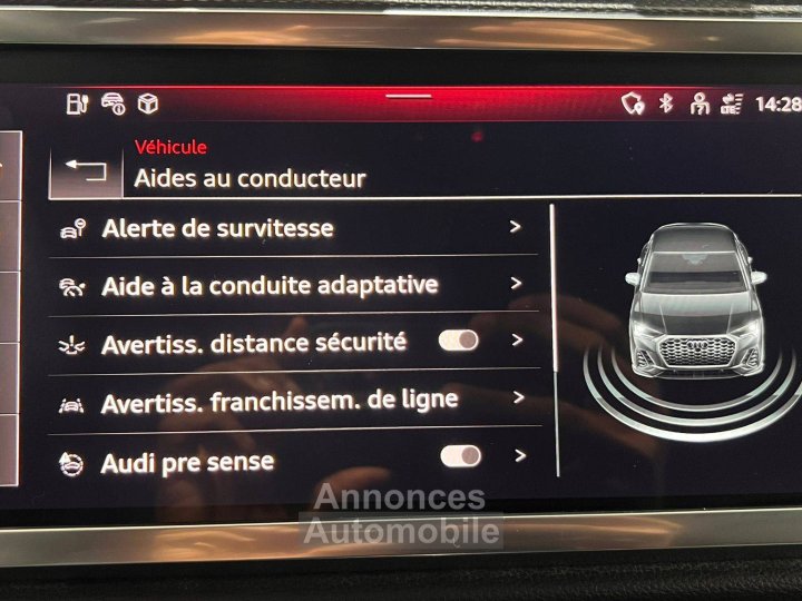 Audi Q3 Sportback 45 TFSIe 245 ch S tronic 6 S line - 47