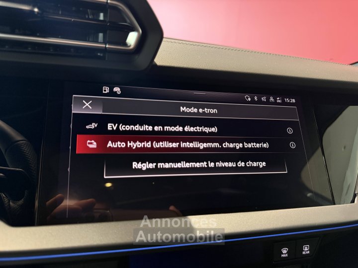 Audi A3 Sportback TFSI e Hybride rechargeable 204 S tronic 6 S line - 24