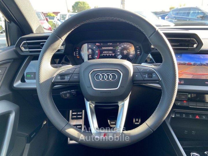 Audi A3 Sportback NEW 35 TDI 150 S-tronic S LINE TOE Matrix Caméra 360 JA 18" Black Hifi SONOS - 24