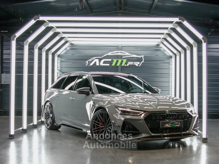 Audi RS6 AVANT R ABT 40 V8 TFSI 740CH QUATTRO TIPTRONIC 1 OF 125 / IMMAT FRANCE / B&O / TO - 1