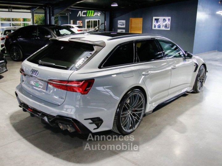Audi RS6 AVANT R ABT 40 V8 TFSI 740CH QUATTRO TIPTRONIC 1 OF 125 / IMMAT FRANCE / B&O / TO - 7