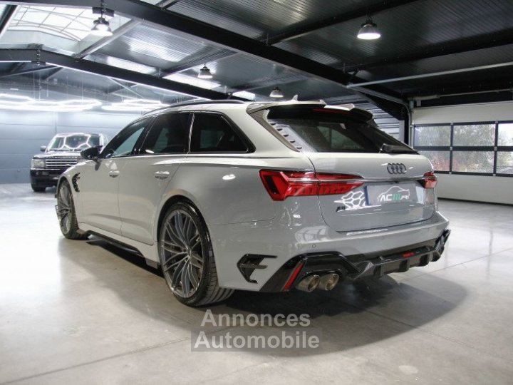 Audi RS6 AVANT R ABT 40 V8 TFSI 740CH QUATTRO TIPTRONIC 1 OF 125 / IMMAT FRANCE / B&O / TO - 9