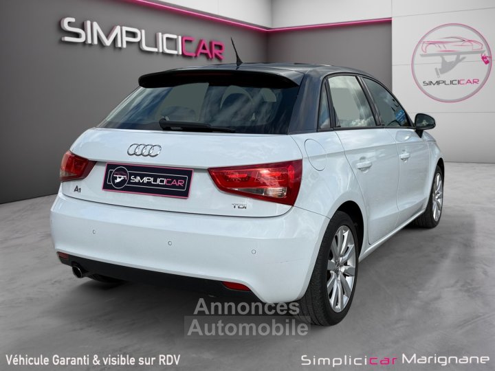 Audi A1 Sportback 16 TDI 90 Ambition siege chauffant radar ar bluetooth garantie 12 mois - 3