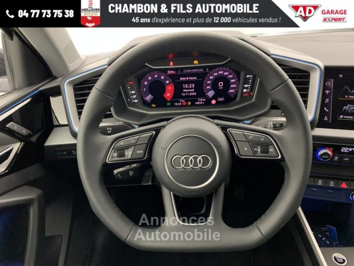 Audi A1 Sportback 30 TFSI 116 ch BVM6 Design - 14