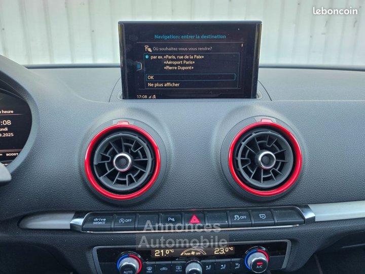 Audi S3 sportback 20 tfsi 310ch quattro s-tronic bo-sieges cobra-virtual-fr - 21