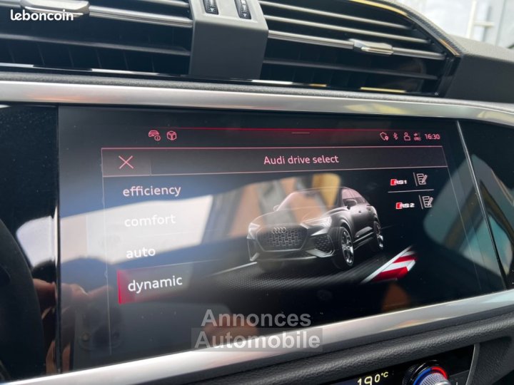 Audi RS Q3 sportback 25 tfsi 400 quattro s-tronic bva-sonos-toit ouvrant-garantie 6 mois - 40