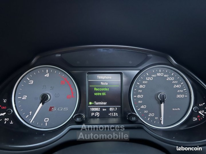 Audi SQ5 v6 30 bitdi 326ch compétition quattro toit ouvrant pano 2ème main - 11