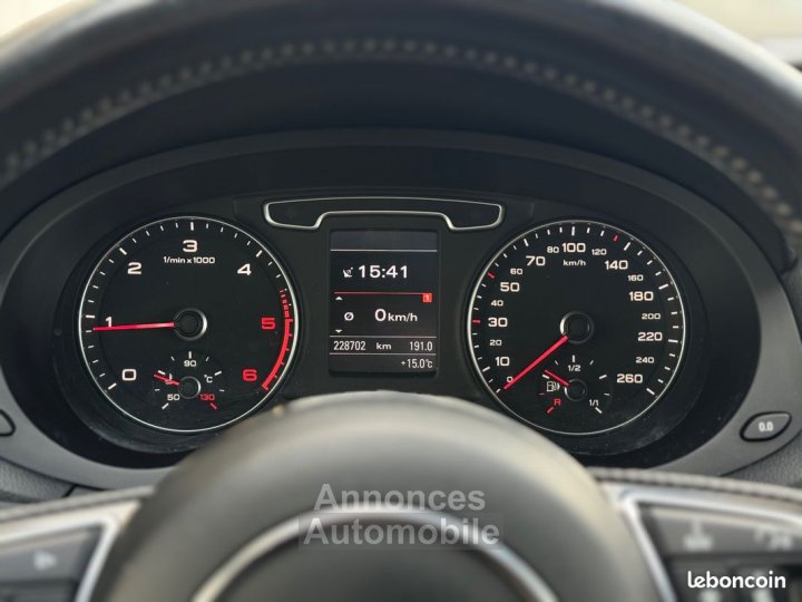 Audi Q3 20l tdi 140ch s-line toit ouvrant panoramique park assist - 12