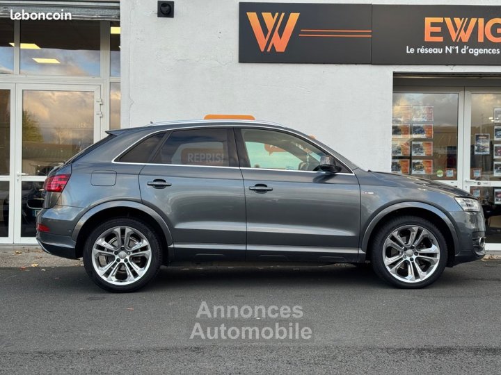 Audi Q3 20l tdi 140ch s-line toit ouvrant panoramique park assist - 23