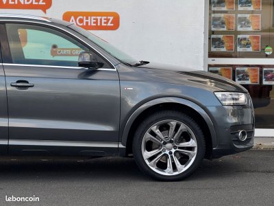 Audi Q3 20l tdi 140ch s-line toit ouvrant panoramique park assist   - 24