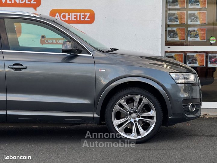 Audi Q3 20l tdi 140ch s-line toit ouvrant panoramique park assist - 24