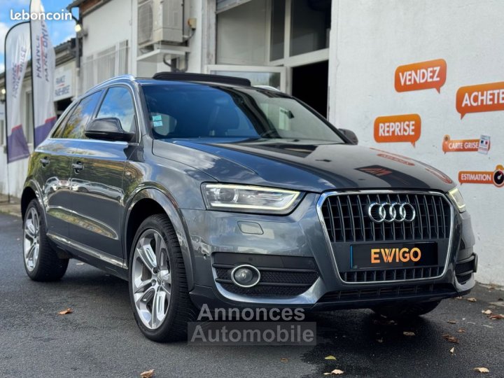 Audi Q3 20l tdi 140ch s-line toit ouvrant panoramique park assist - 26