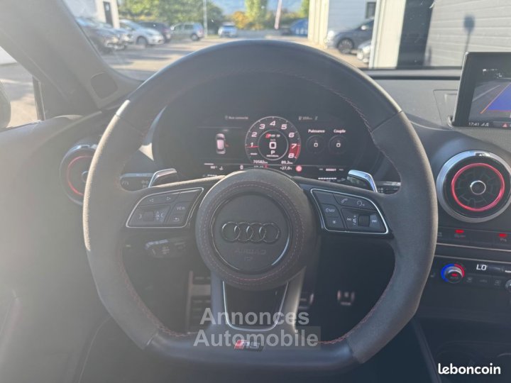 Audi RS3 sportback 25l tfsi 400ch quattro toit ouvrant %2B camera de recul - 18