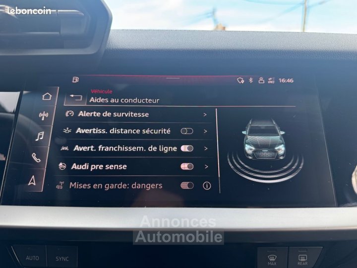 Audi A3 sporback iv 35 tfsi 150ch mild hybrid s line tronic 7 - 28