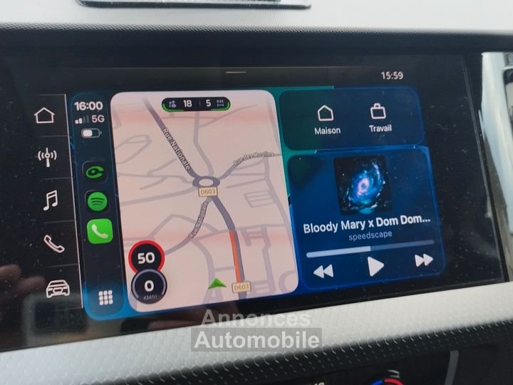 Audi A1 Sportback 15 35 tfsi 150ch business line s-tronic bva carplay sieges chauffants - 15