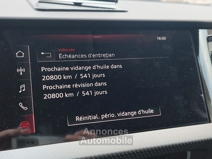 Audi A1 Sportback 15 35 tfsi 150ch business line s-tronic bva carplay sieges chauffants - 27