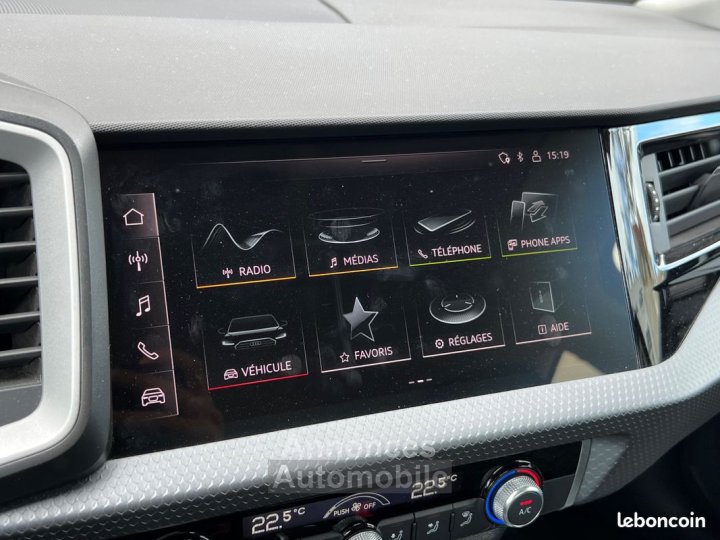 Audi A1 Sportback 25 tfsi 95ch advanced 2 s-tronic 7 garantie constructeur 10-2026 - 18