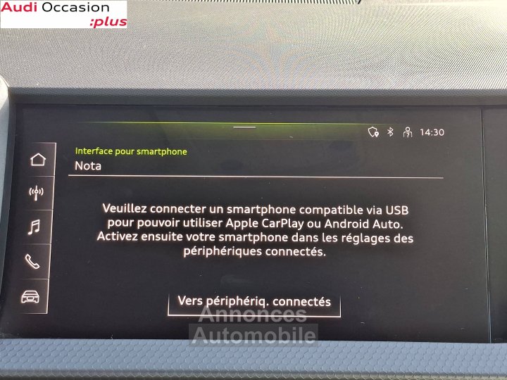 Audi A1 Sportback 30 TFSI 110 ch S tronic 7 Advanced - 19