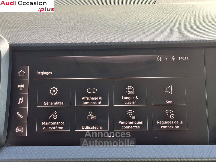 Audi A1 Sportback 30 TFSI 110 ch S tronic 7 Advanced - 22