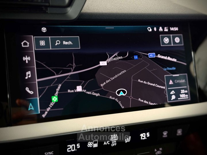 Audi A3 Sportback 10TFSI SLINE-1ERPRO-COCKPIT-CARPLAY-PDC - 16