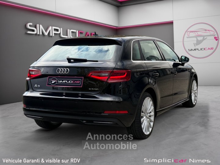 Audi A3 Sportback 14 TFSI e-tron 204 ch Ambition Luxe - Boite Auto- Caméra - Siège Cuir - GARANTIE 12 MOIS - 3