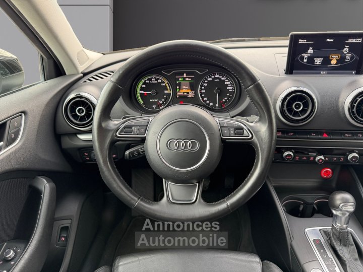 Audi A3 Sportback 14 TFSI e-tron 204 ch Ambition Luxe - Boite Auto- Caméra - Siège Cuir - GARANTIE 12 MOIS - 13