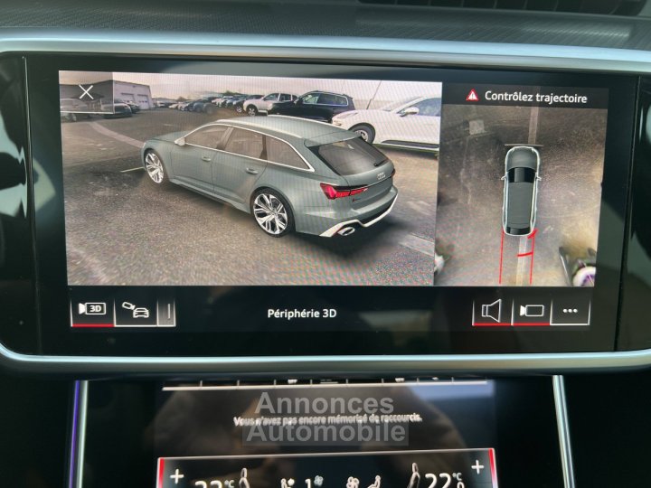 Audi RS6 Avant 40 V8 TFSI 600ch Quattro Tiptronic TVA 20% Récupérable 80,000 Euro HT - 15