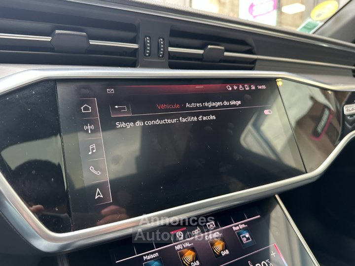 Audi A6 Avant 45 TDI 231 ch Quattro Tiptronic 8 S line / TVA RECUPERABLE / SONO BANG OLUFSEN - 36