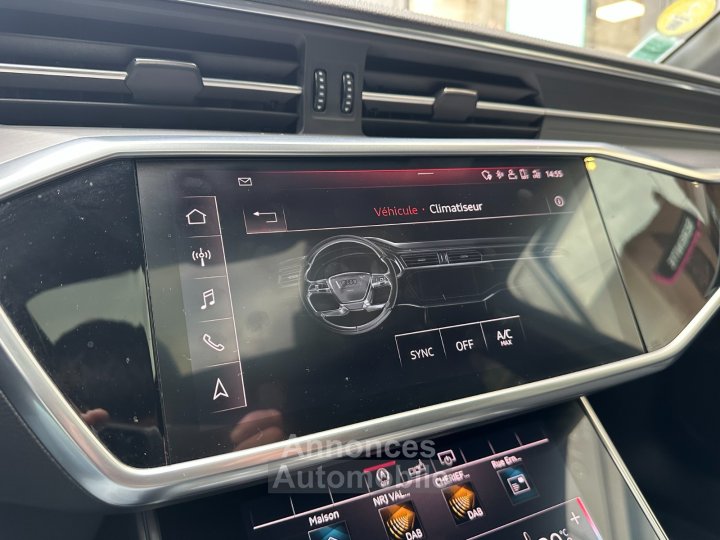Audi A6 Avant 45 TDI 231 ch Quattro Tiptronic 8 S line / TVA RECUPERABLE / SONO BANG OLUFSEN - 37