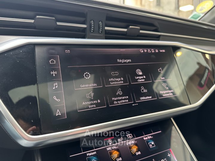 Audi A6 Avant 45 TDI 231 ch Quattro Tiptronic 8 S line / TVA RECUPERABLE / SONO BANG OLUFSEN - 44