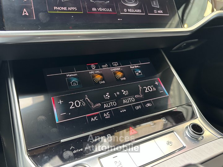 Audi A6 Avant 45 TDI 231 ch Quattro Tiptronic 8 S line / TVA RECUPERABLE / SONO BANG OLUFSEN - 47