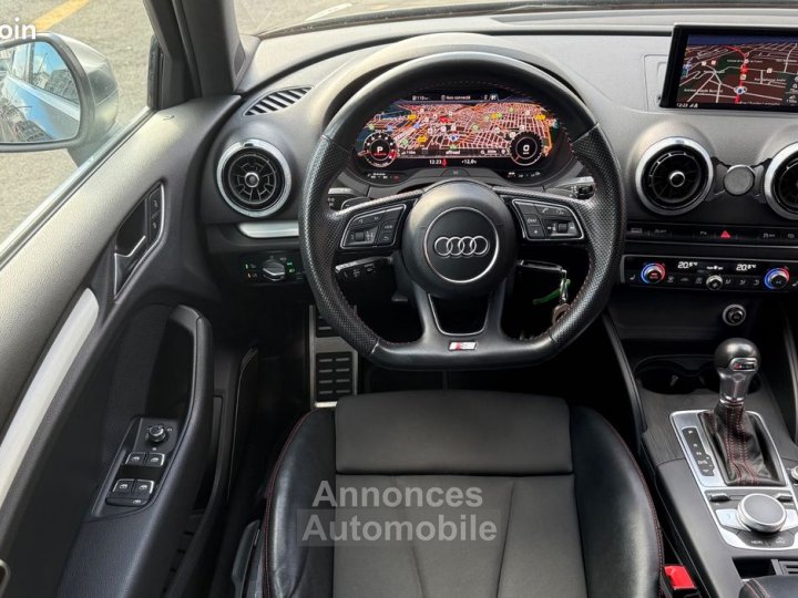 Audi S3 20 tfsi 310 ch 8v2 bva suivi 4 pneus neufs virtual cockpit garantie 6 mois - 21