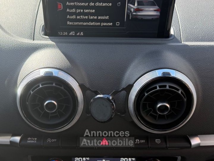 Audi S3 20 tfsi 310 ch 8v2 bva suivi 4 pneus neufs virtual cockpit garantie 6 mois - 24