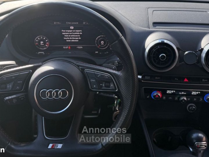 Audi S3 20 tfsi 310 ch 8v2 bva suivi 4 pneus neufs virtual cockpit garantie 6 mois - 27