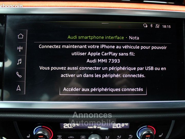 Audi Q3 Sportback 40 tfsi 190 ch s-line quattro s-tronic 7 - 11