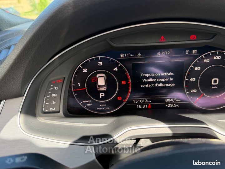 Audi Q7 30 tdi 270ch s-line toit ouvrant, 7places, attelage - 34