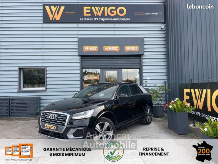 Audi Q2 14 150ch s-line carplay hayon électrique méplat - 1