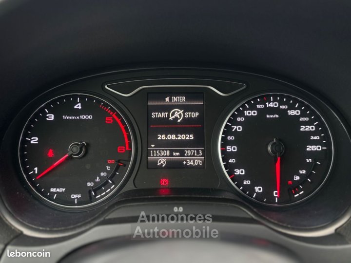 Audi A3 Sportback 16 tdi 110ch s&s design phase 2 entretien à jour - 12
