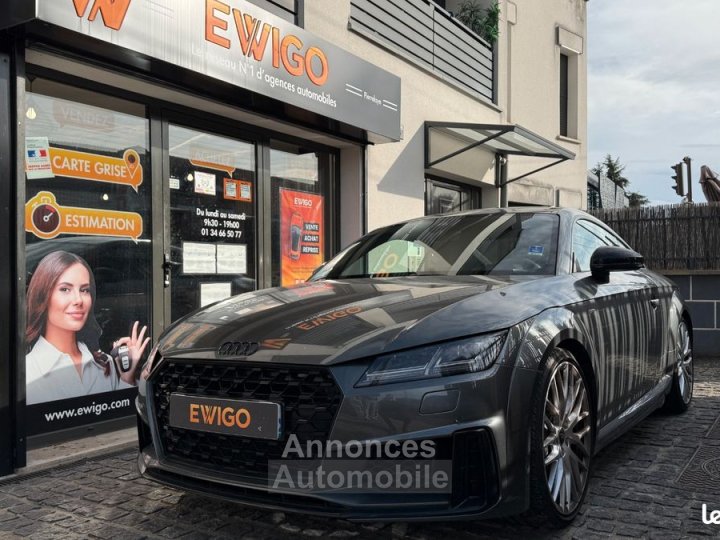 Audi TT 45 tfsi 245ch s-line s-tronic | gris daytona black pack ppf face av - 1