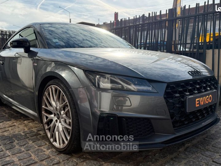 Audi TT 45 tfsi 245ch s-line s-tronic | gris daytona black pack ppf face av - 14