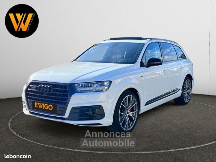 Audi SQ7 40 v8 tdi bi-turbo 435ch quattro 57k d'options 2ème main tva récupérable 4915833 ht garantie 6 mois - 1