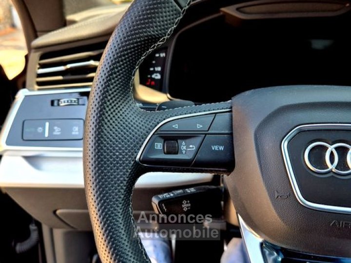 Audi Q8 30 55 tfsie 394h 340 phev hybrid 259kwh avus quattro tiptronic bva options +++ prix neuf 148000 1ere main francais, garantie 1 an + attelage amovibl - 24