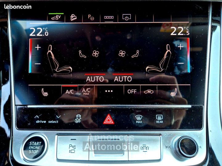 Audi Q8 30 55 tfsie 394h 340 phev hybrid 259kwh avus quattro tiptronic bva options +++ prix neuf 148000 1ere main francais, garantie 1 an + attelage amovibl - 30