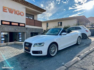 Audi A5 cabriolet 20 tfsi 211ch quattro sline s-line son bang olufsen jantes alu 19 garantie 6 mois - 1