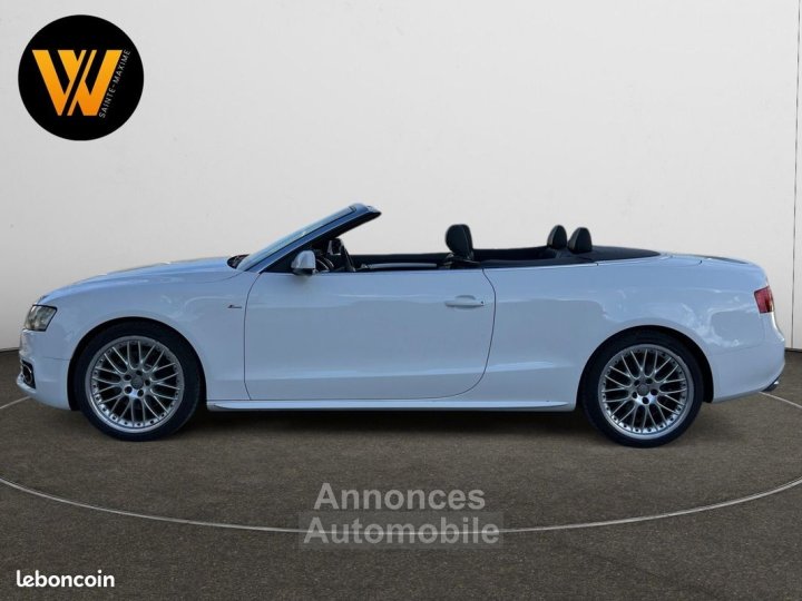 Audi A5 cabriolet 20 tfsi 211ch quattro sline s-line son bang olufsen jantes alu 19 garantie 6 mois - 2