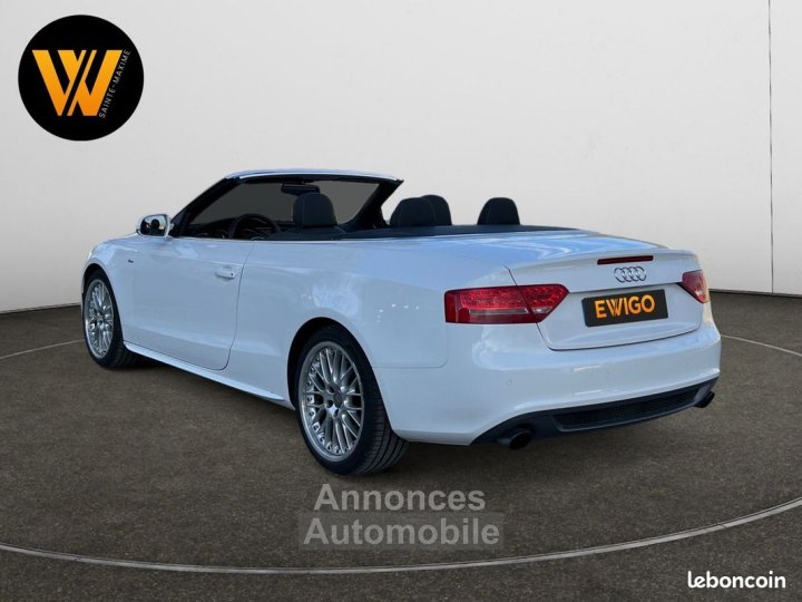 Audi A5 cabriolet 20 tfsi 211ch quattro sline s-line son bang olufsen jantes alu 19 garantie 6 mois - 3