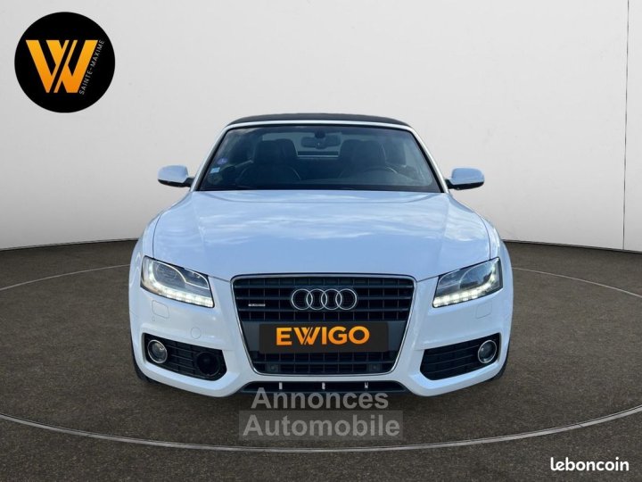 Audi A5 cabriolet 20 tfsi 211ch quattro sline s-line son bang olufsen jantes alu 19 garantie 6 mois - 8