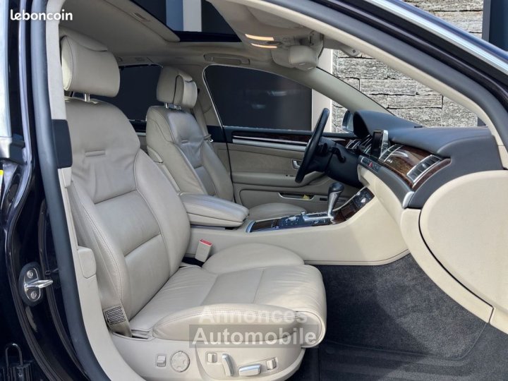 Audi A8 30 tdi v6 233ch pack avus quattro kilométrage d'origine origine france (même main depuis 2010) peinture exclusive modèle 2008 garantie 6 mois - 11